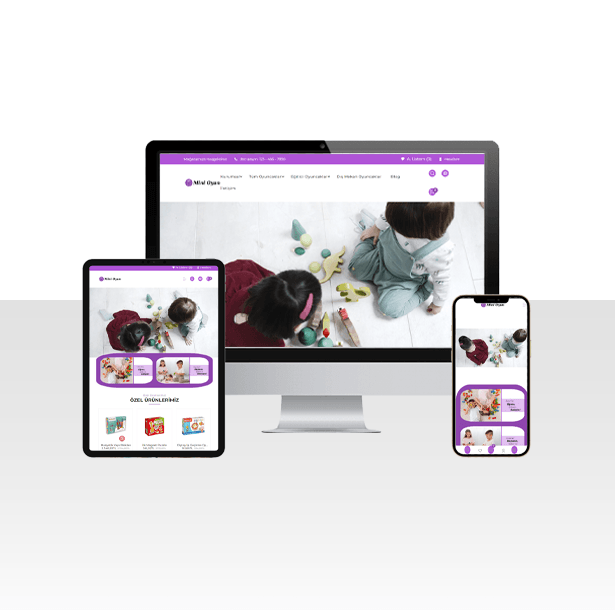 E-Ticaret Bebek Ürünleri ve Oyuncak Satış Sitesi - Bebetoo (WEN445)