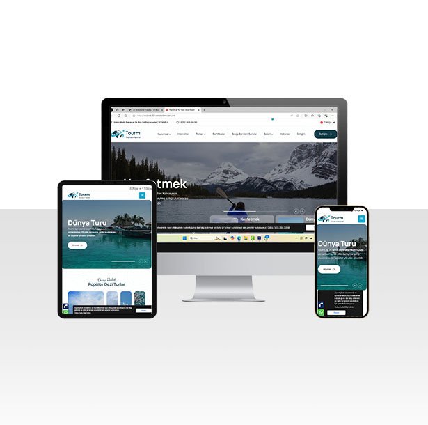 Profesyonel Tur Firması Web Sitesi Paketi - Derya (WEN352)