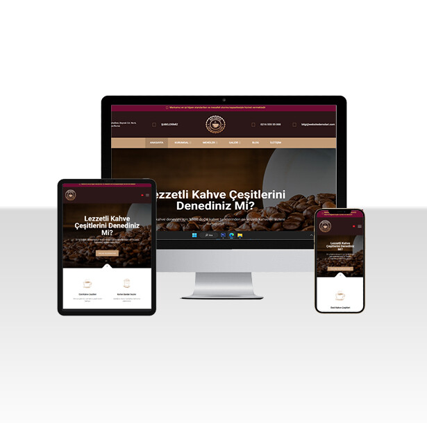 Cafe & Fastfood Web Sitesi Craft (WEN069)