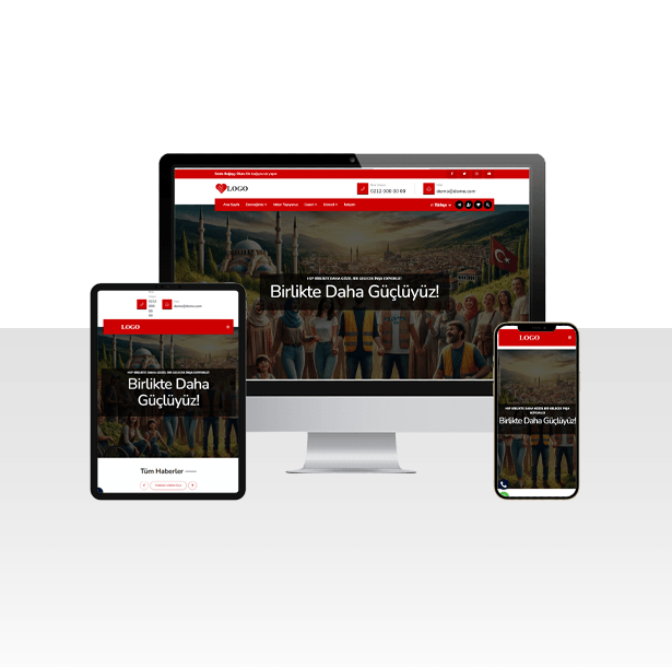 STK , Vakıf ve Dernek Web Sitesi Paketi - Albayrak (WEN430)