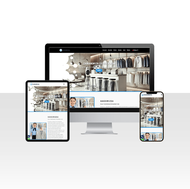 Kuru Temizleme Firması Web Sitesi Paketi - Duru (WEN459)