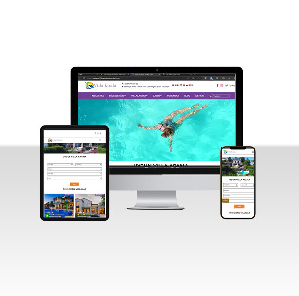 Hazır Villa Kiralama Sitesi (WEN116)